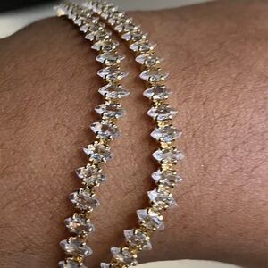 Tennis Luxury Zirconia Gold Bracelet